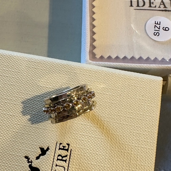 Ideaure Aria Birthstone Spinner Ring - Picture 4 of 6